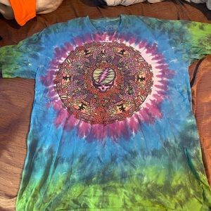 Tie Dye Grateful Dead Shirt Sleeve